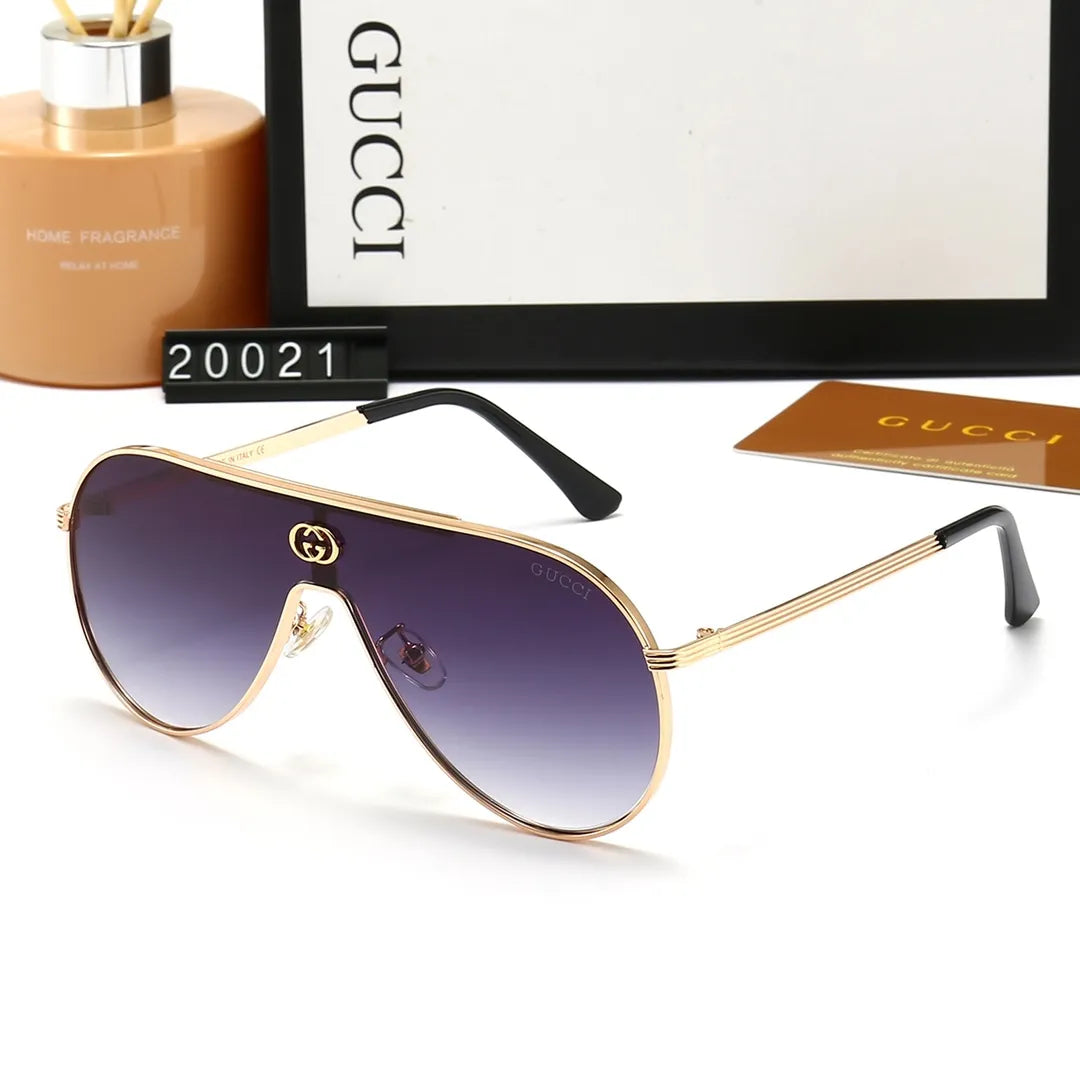 Gucci Shield One-Piece Large Frame Sunglasses for Unisex – product image 3