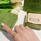 Gucci Sparkling Crystal Open Ring – Luxury Designer Jewelry – product image 3