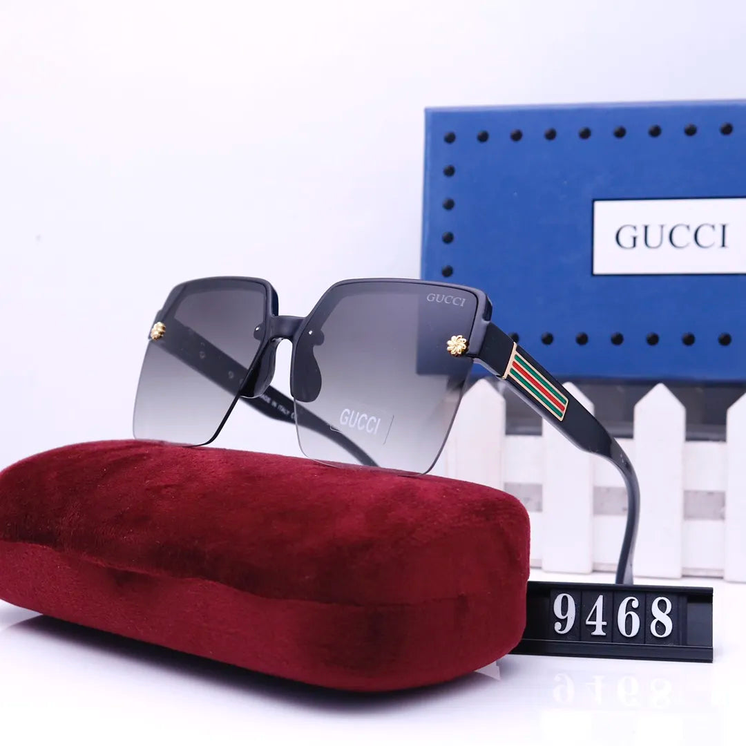 Gucci Square Striped Frame Sunglasses for Unisex – product image 2