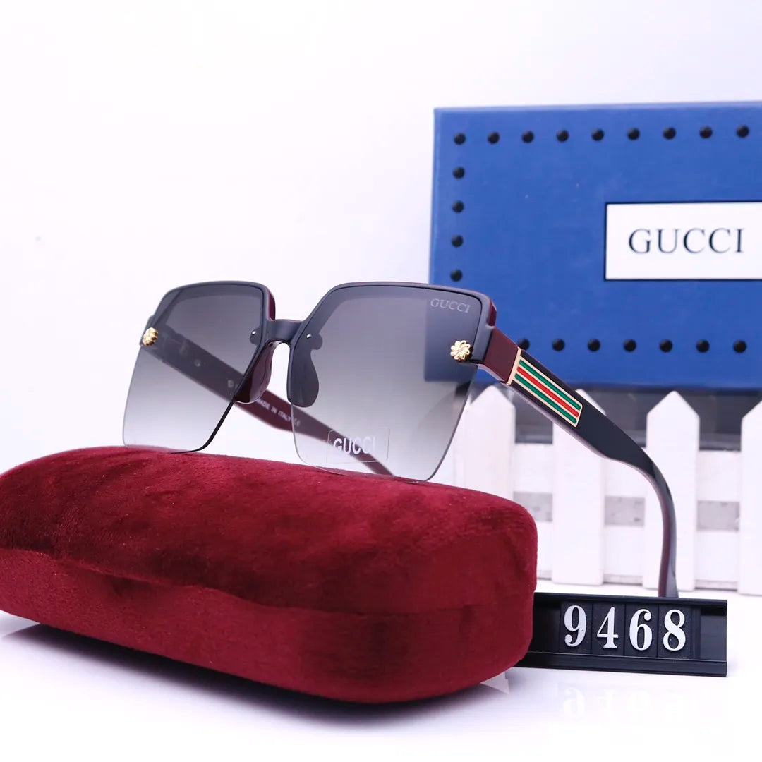 Gucci Square Striped Frame Sunglasses for Unisex – product image 3