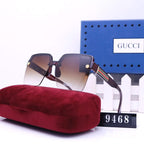 Gucci Square Striped Frame Sunglasses for Unisex – product image 4