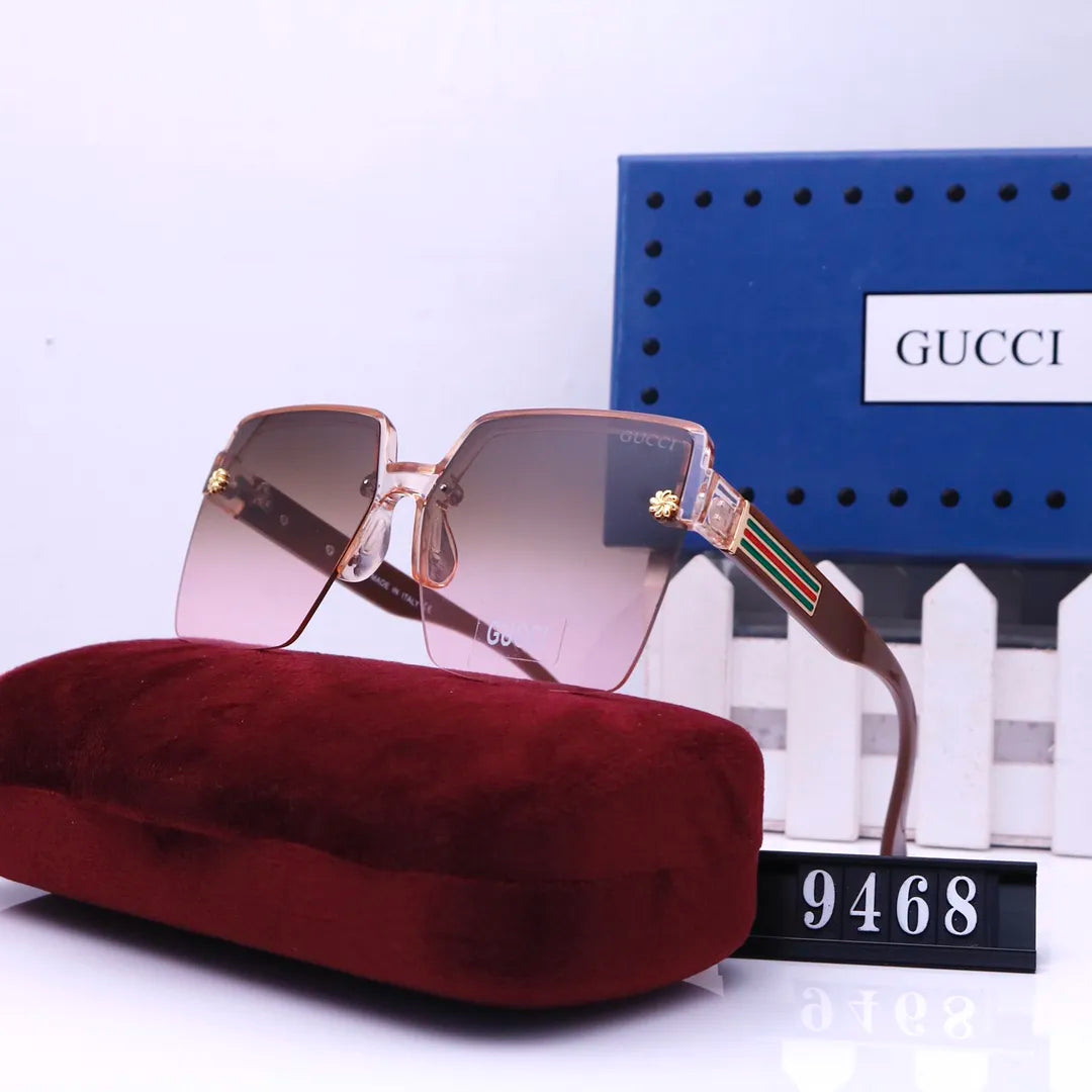 Gucci Square Striped Frame Sunglasses for Unisex – product image 6