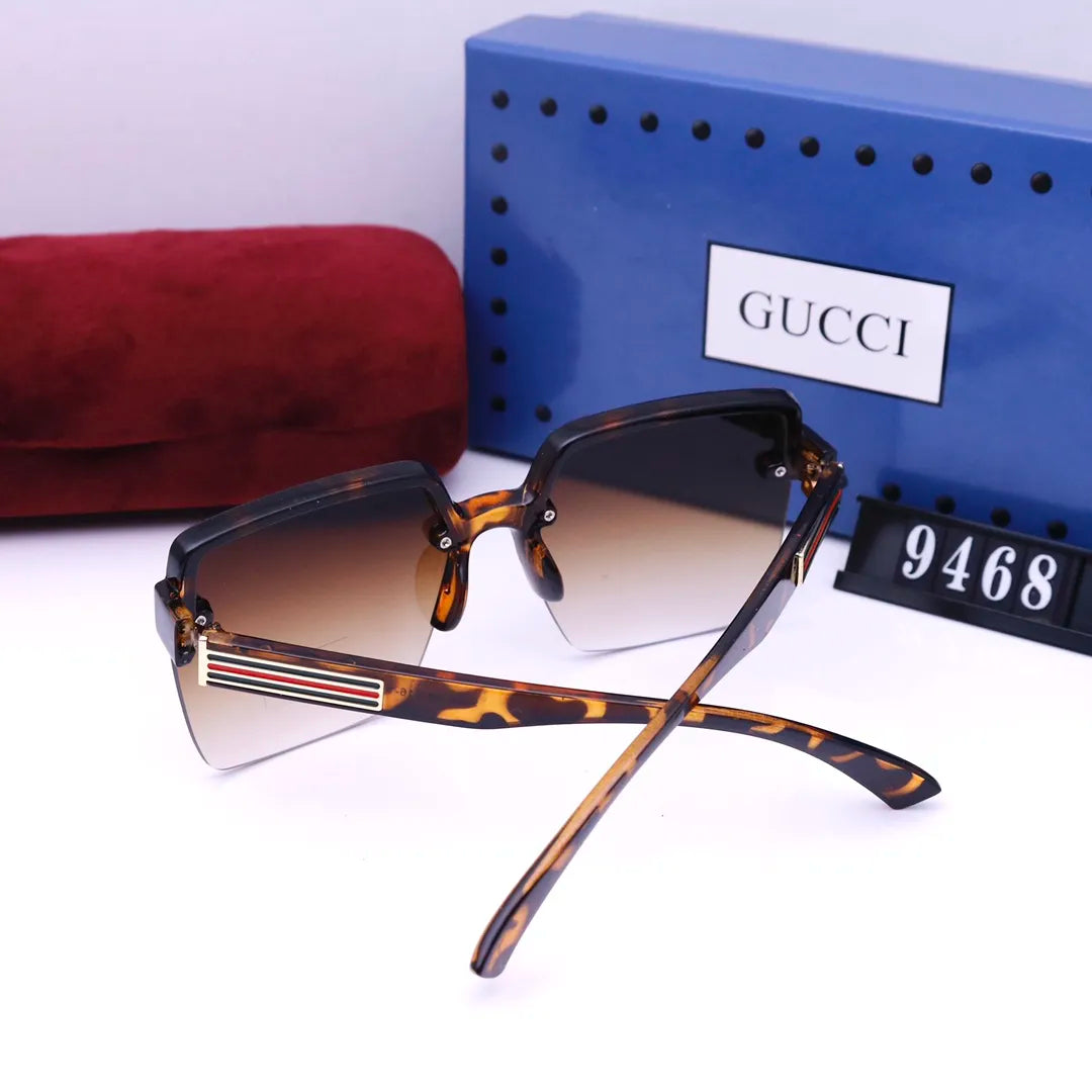 Gucci Square Striped Frame Sunglasses for Unisex – product image 15