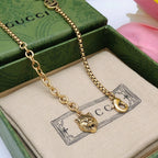 Gucci Star Crystal Double G Necklace – Luxury Designer Jewelry – product image 3