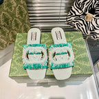 Gucci Tassel Hollow G Flat Slippers – slippers product image 3