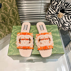 Gucci Tassel Hollow G Flat Slippers – slippers product image 5