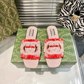 Gucci Tassel Hollow G Flat Slippers – slippers product image 6