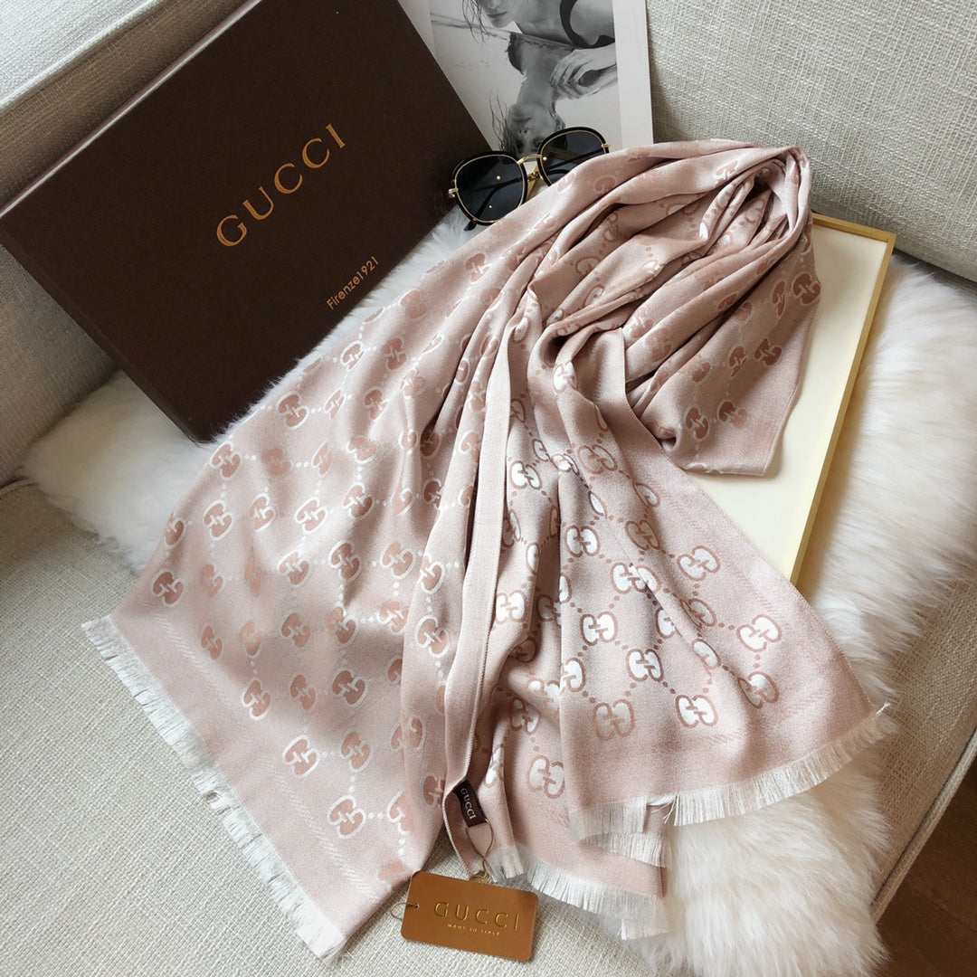 Gucci Tencel Cotton Jacquard Scarf for Women – product image 2