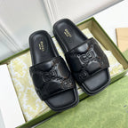 Gucci Trendy Embossed Flat Slippers – slippers product image 2