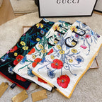 Gucci Twill Silk Collaboration Mickey Square Scarf for Women – product image 10