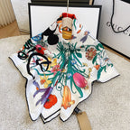 Gucci Twill Silk Collaboration Mickey Square Scarf for Women – product image 2