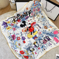 Gucci Twill Silk Collaboration Mickey Square Scarf for Women – product image 7