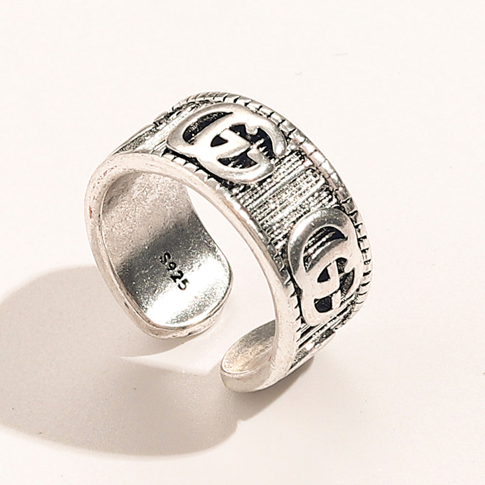 Gucci Vertical Stripe Open Ring – Luxury Designer Jewelry – product image 2