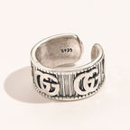 Gucci Vertical Stripe Open Ring – Luxury Designer Jewelry – product image 3