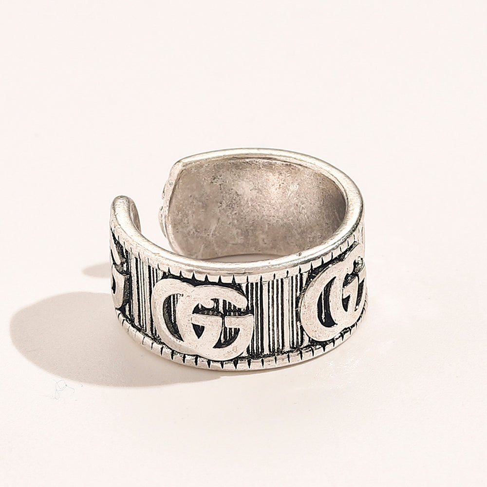 Gucci Vertical Stripe Open Ring – Luxury Designer Jewelry – product image 4