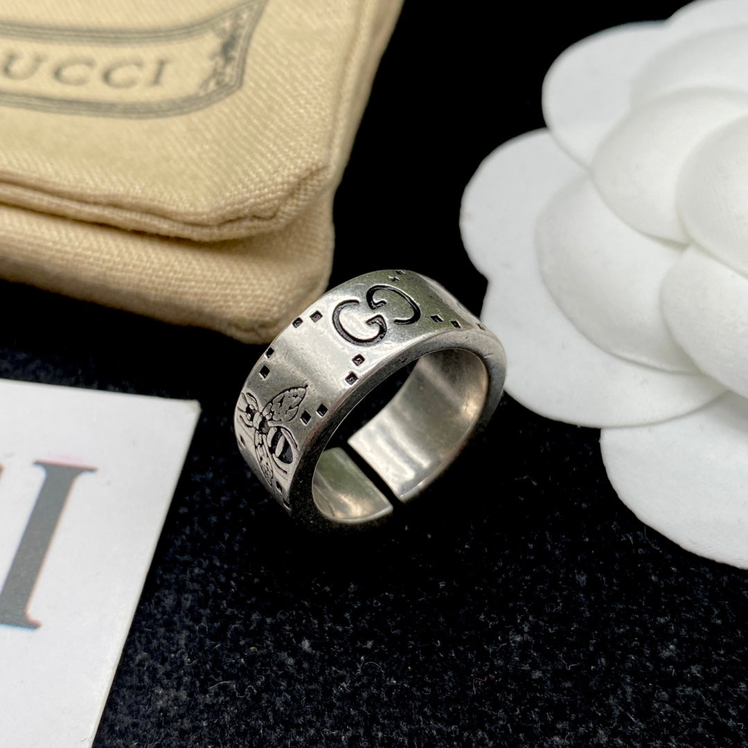 Gucci Vintage Bee Series Open Ring – Luxury Designer Jewelry – product image 1