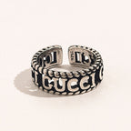 Gucci Vintage Cutout Open Ring – Luxury Designer Jewelry – product image 1