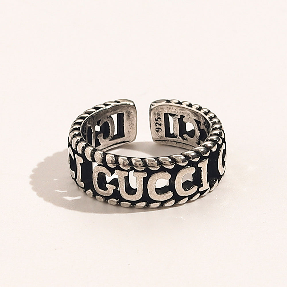Gucci Vintage Cutout Open Ring – Luxury Designer Jewelry – product image 1