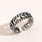 Gucci Vintage Cutout Open Ring – Luxury Designer Jewelry – product image 2