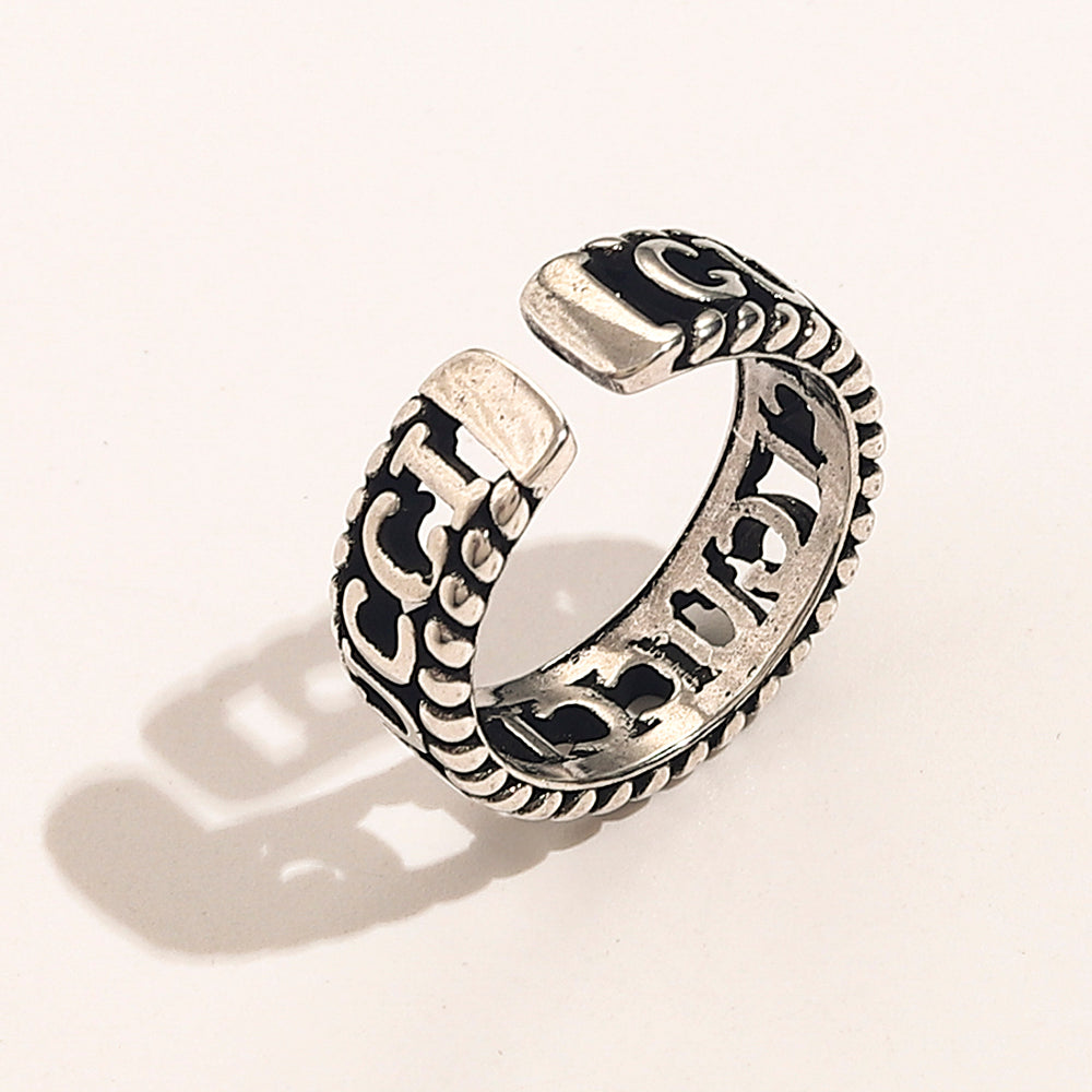 Gucci Vintage Cutout Open Ring – Luxury Designer Jewelry – product image 4