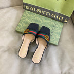 Gucci Vintage Embossed Block Heel Sandals – sandals product image 10