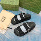 Gucci Vintage G Embossed Velcro Sandals – sandals product image 13