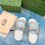 Gucci Vintage G Embossed Velcro Sandals – sandals product image 14