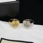 Gucci Vintage Heart Open Ring – Luxury Designer Jewelry – product image 6