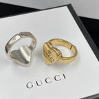 Gucci Vintage Heart Open Ring – Luxury Designer Jewelry – product image 7
