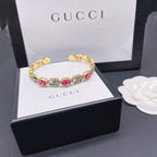 Gucci Vintage Pink Crystal Bracelet – Luxury Jewelry – product image 1
