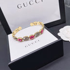 Gucci Vintage Pink Crystal Bracelet – Luxury Jewelry – product image 2