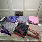 Gucci Wool Classic Monogram Jacquard Scarf Hat Set for Women – product image 36