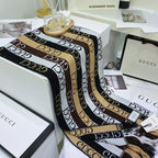 Gucci Wool Double-sided Jacquard Fringed Scarf Shawl for Women – product image 12