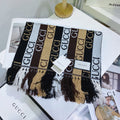 Gucci Wool Double-sided Jacquard Fringed Scarf Shawl for Women – product image 7