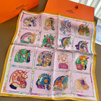 Hermès 16 Horses Prismatic Square 50CM Silk Scarf for Women – product image 4