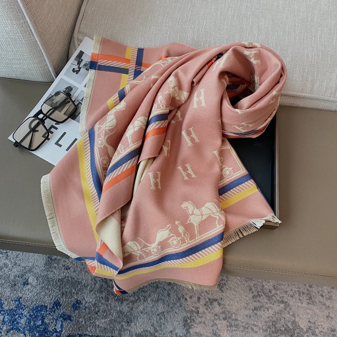 Hermès 6-color classic cashmere scarf for Women – product image 24