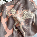 Hermès Cashmere H Horse Element Jacquard Scarf for Women – product image 21