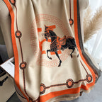 Hermès Cashmere H Horse Element Jacquard Scarf for Women – product image 5