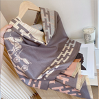 Hermès Cashmere Jacquard Scarf Shawl for Women – product image 13