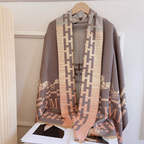 Hermès Cashmere Jacquard Scarf Shawl for Women – product image 3