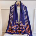 Hermès Cashmere Jacquard Scarf Shawl for Women – product image 7