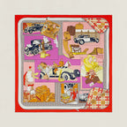 Hermès Confort en Automobile 70 Square Silk Scarf for Women – product image 7