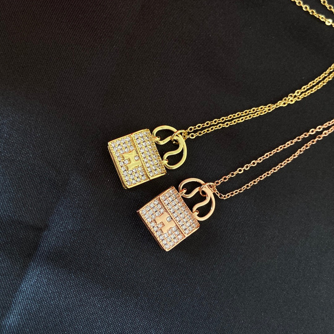 Hermès Crystal Bag Necklace – Luxury Designer Jewelry – product image 8