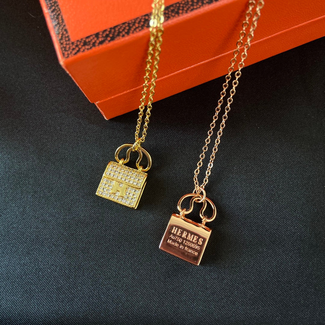 Hermès Crystal Bag Necklace – Luxury Designer Jewelry – product image 9