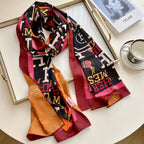 Hermès Double Sided Horse Pattern Silk Scarf for Women – product image 10