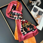 Hermès Double Sided Horse Pattern Silk Scarf for Women – product image 11