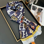 Hermès Double Sided Horse Pattern Silk Scarf for Women – product image 13
