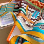 Hermès Fantasy Saddle Small Square Silk Scarf for Women – product image 12