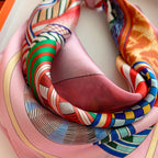 Hermès Fantasy Saddle Small Square Silk Scarf for Women – product image 15