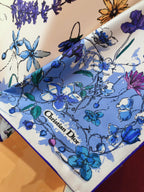 Hermès Flower World 90 Silk Scarf for Women – product image 8